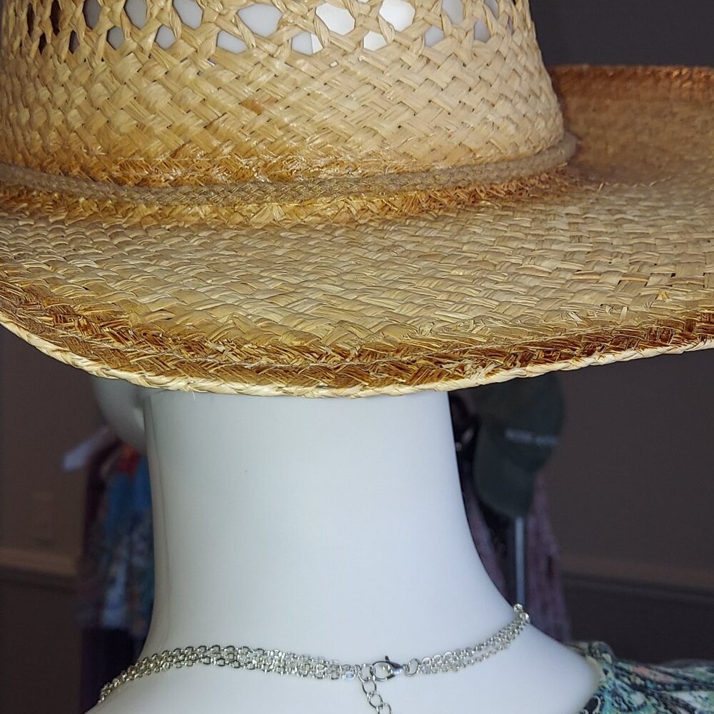 NWOT MIlani 100% Staw Cowgirl hat - Picture 5 of 7